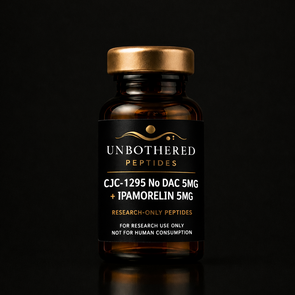 CJC-1295 No DAC 5mg + Ipamorelin 5mg Research Blend